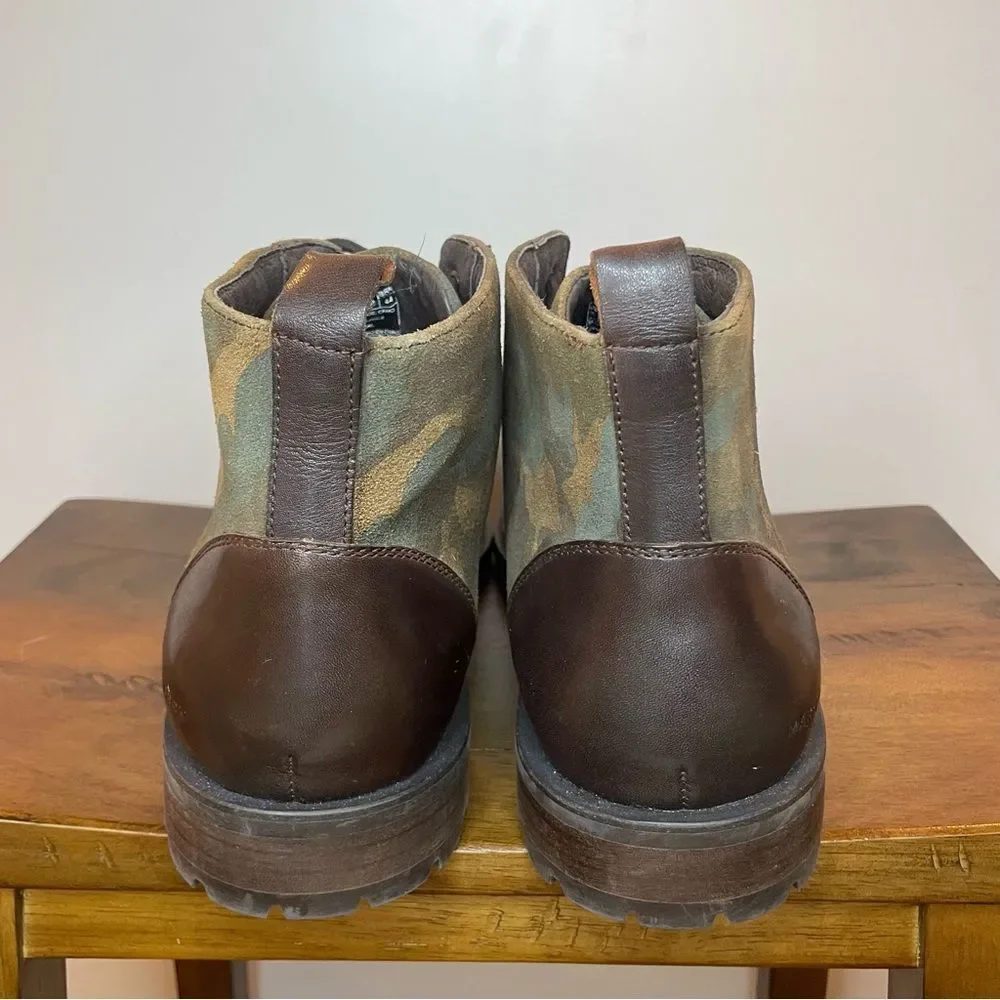 Mark Nason | NWOT! Stowe Military Camo Lace Up Suede Boots - Mens 12